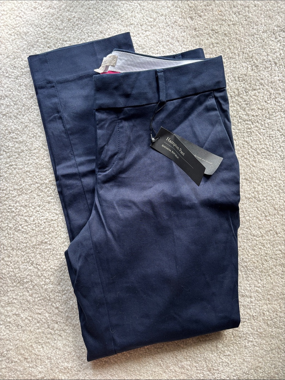 BR Hampton Pant slim mid-rise crop